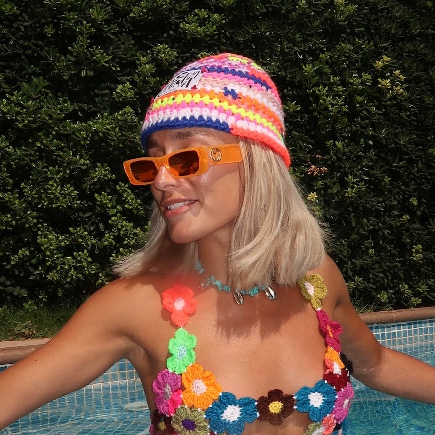 CROCHET HAT / 1767. / (S-M)