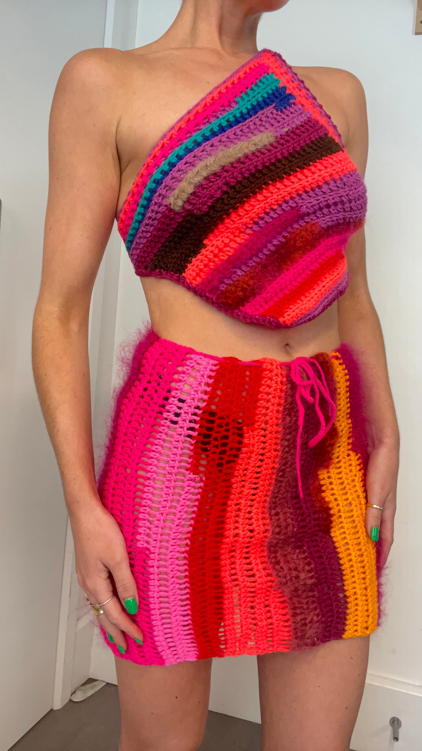 CROCHET SKIRT / 1832. / (XS)