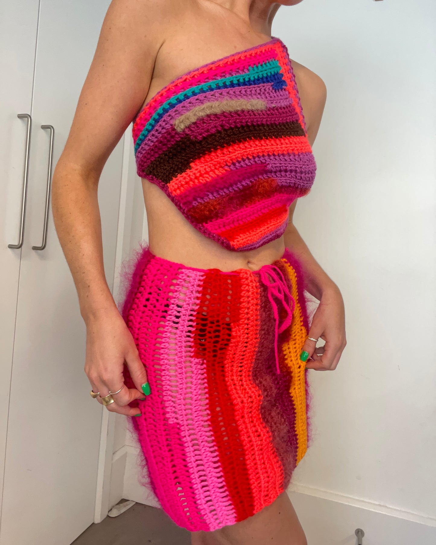 CROCHET SKIRT / 1832. / (XS)