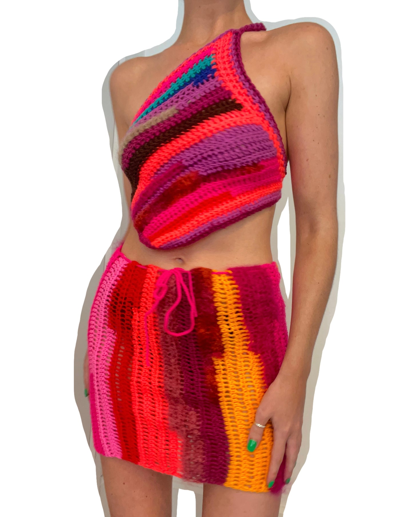 CROCHET SKIRT / 1832. / (XS)