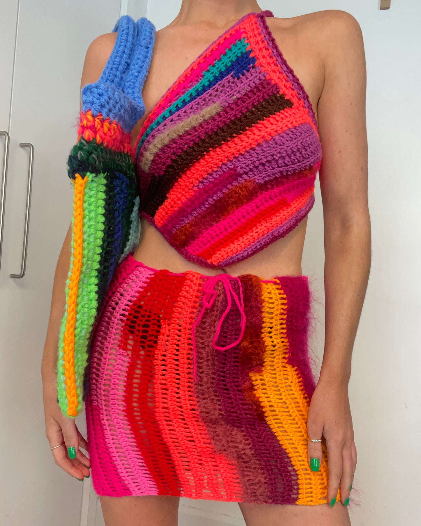 CROCHET SKIRT / 1832. / (XS)