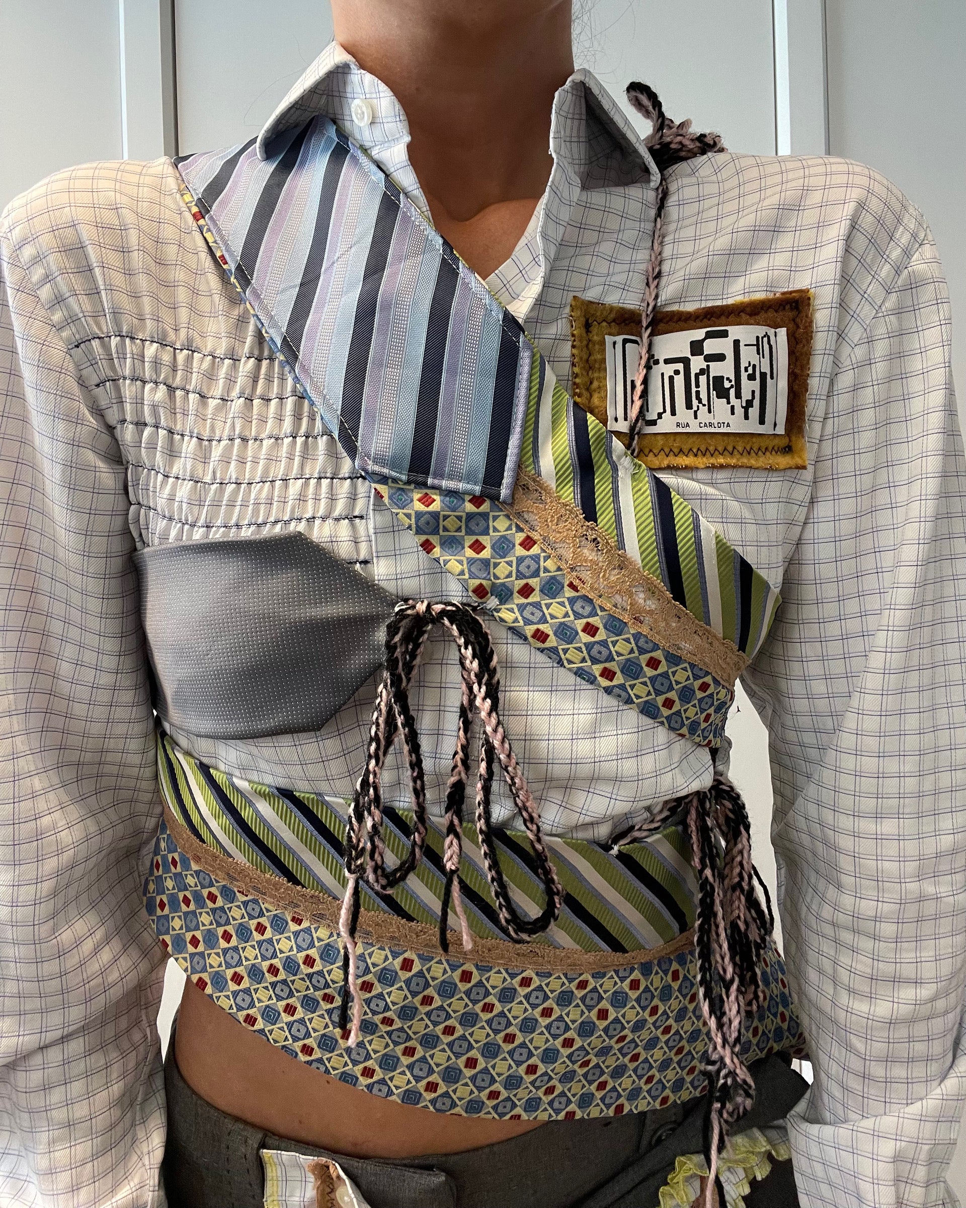 NECK TIE TOP / (CUSTOM MADE-TO-ORDER)