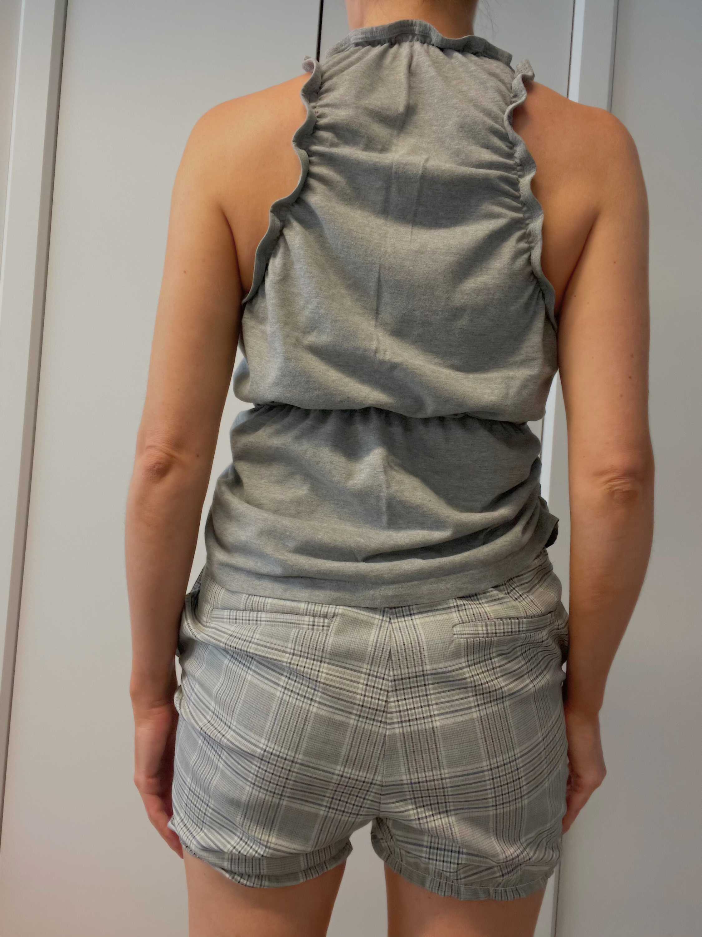 SHIRRED TANK / 2941. / XXS-XS