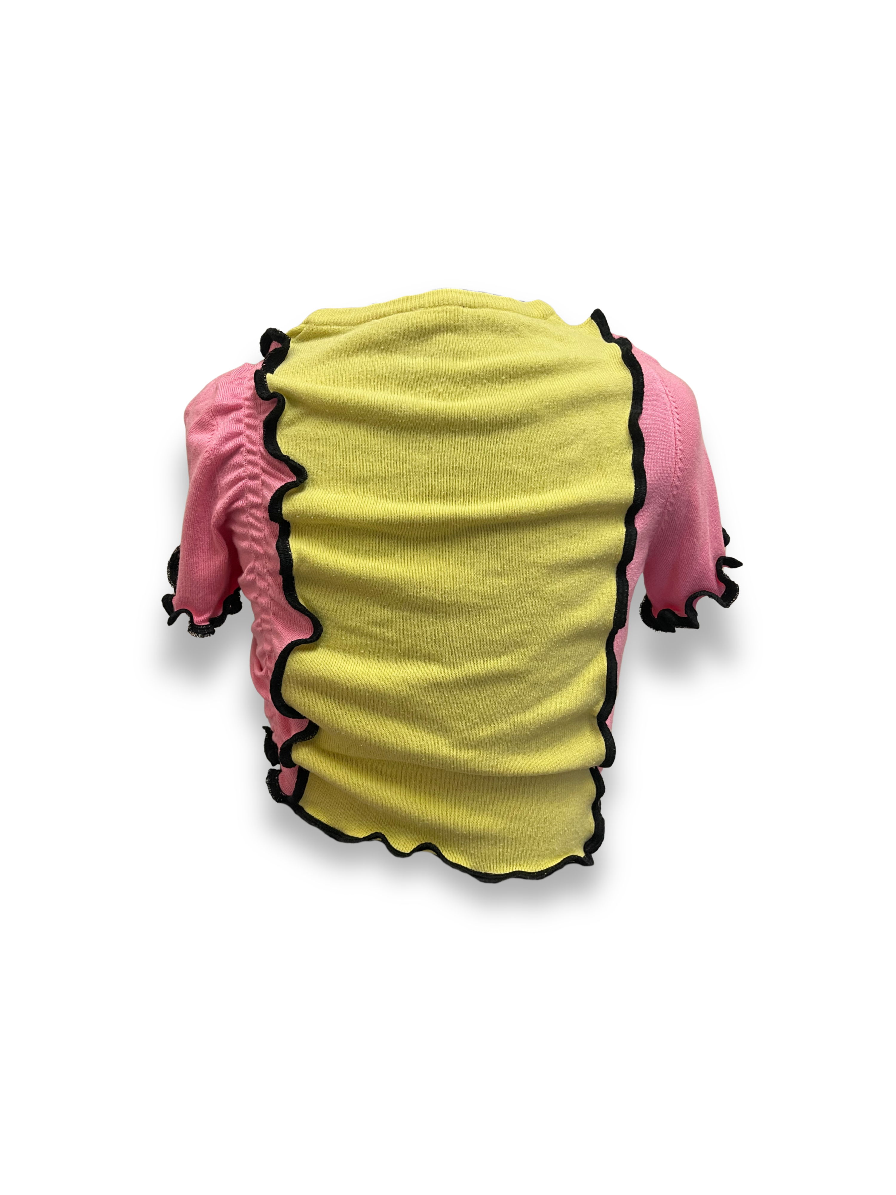 PATCHWORK SHIRRED TEE / 3015. / S