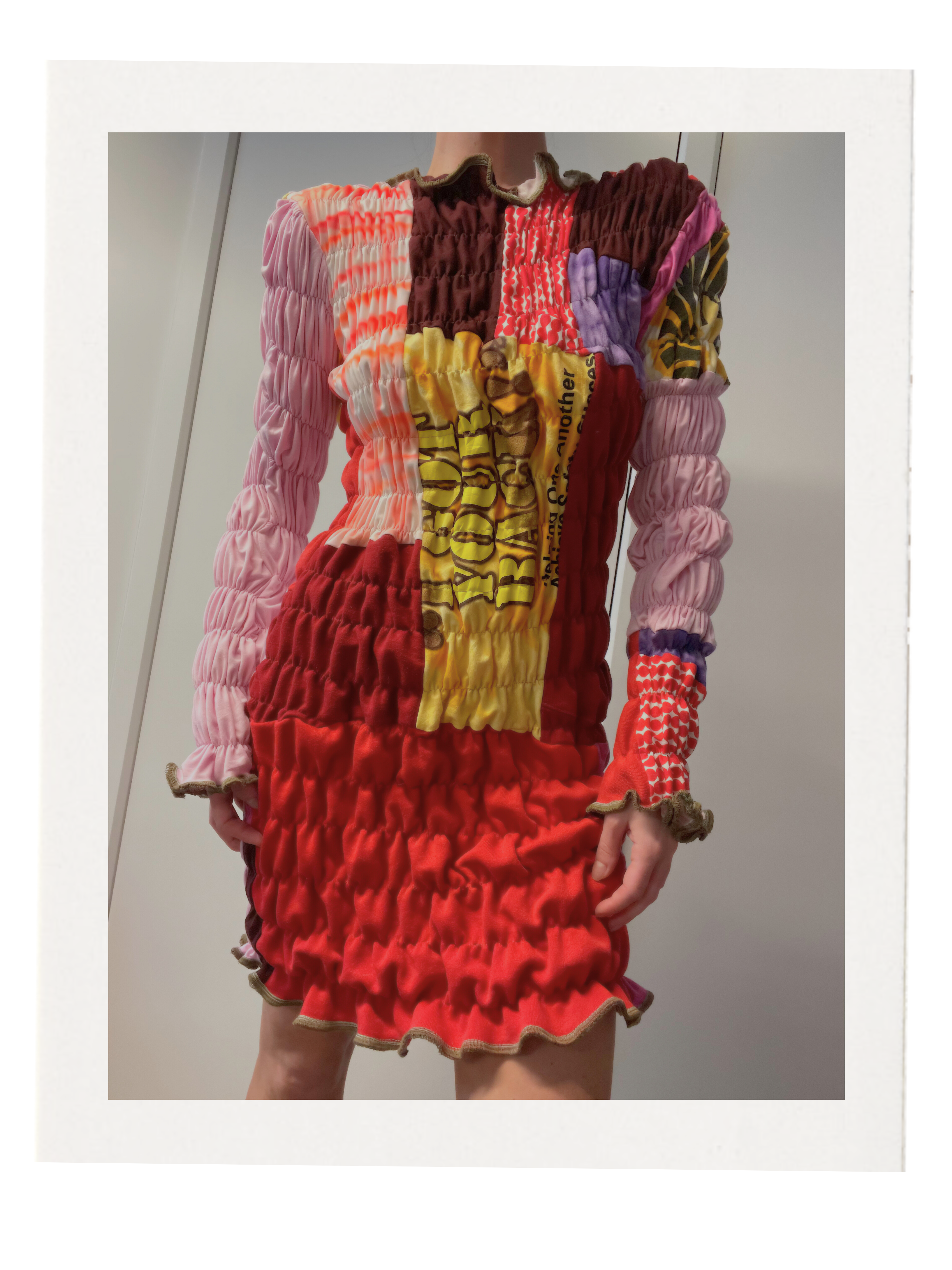 SHIRRED DRESS / 2771. / S-M