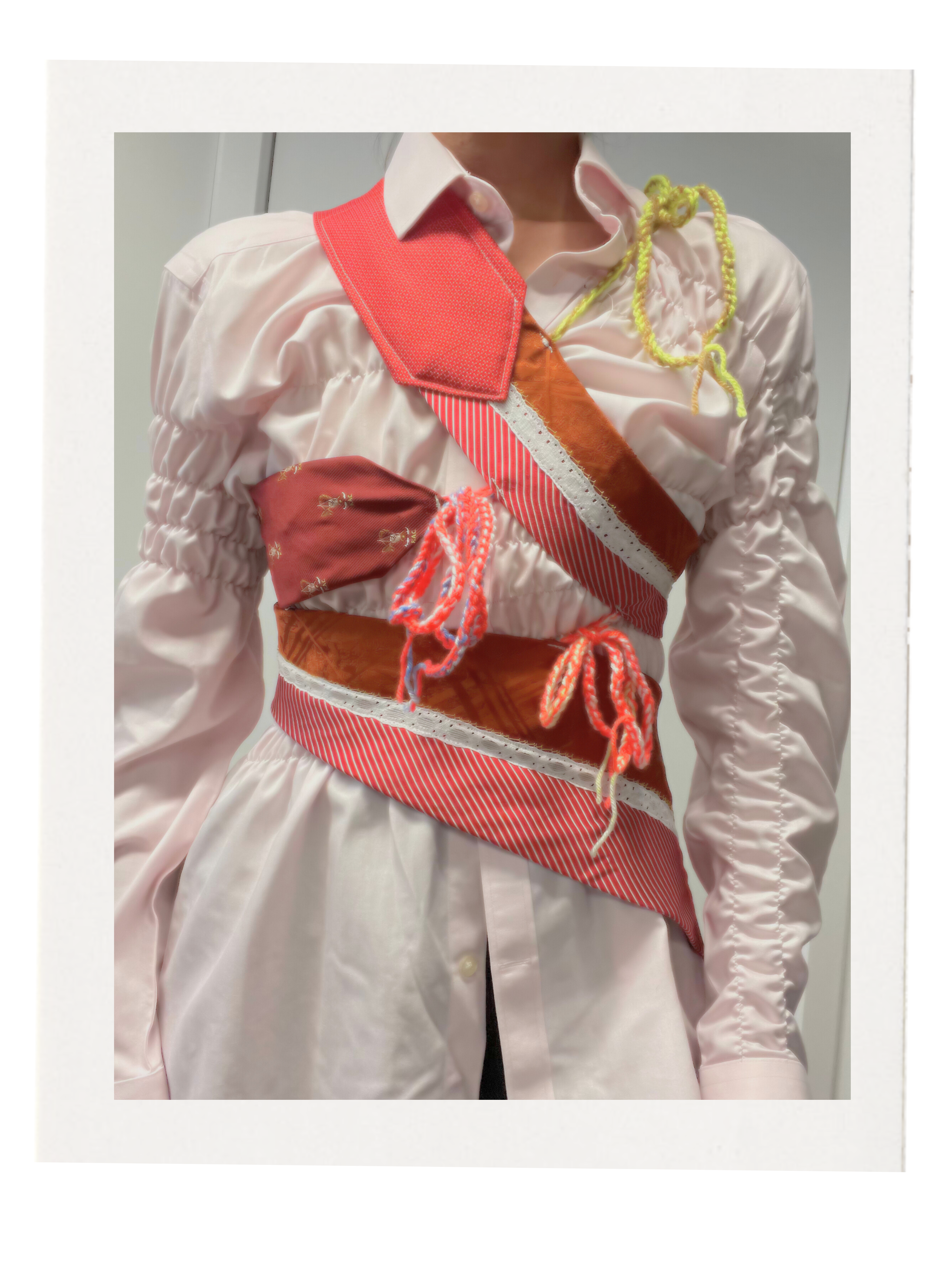 NECK TIE TOP / (CUSTOM MADE-TO-ORDER)