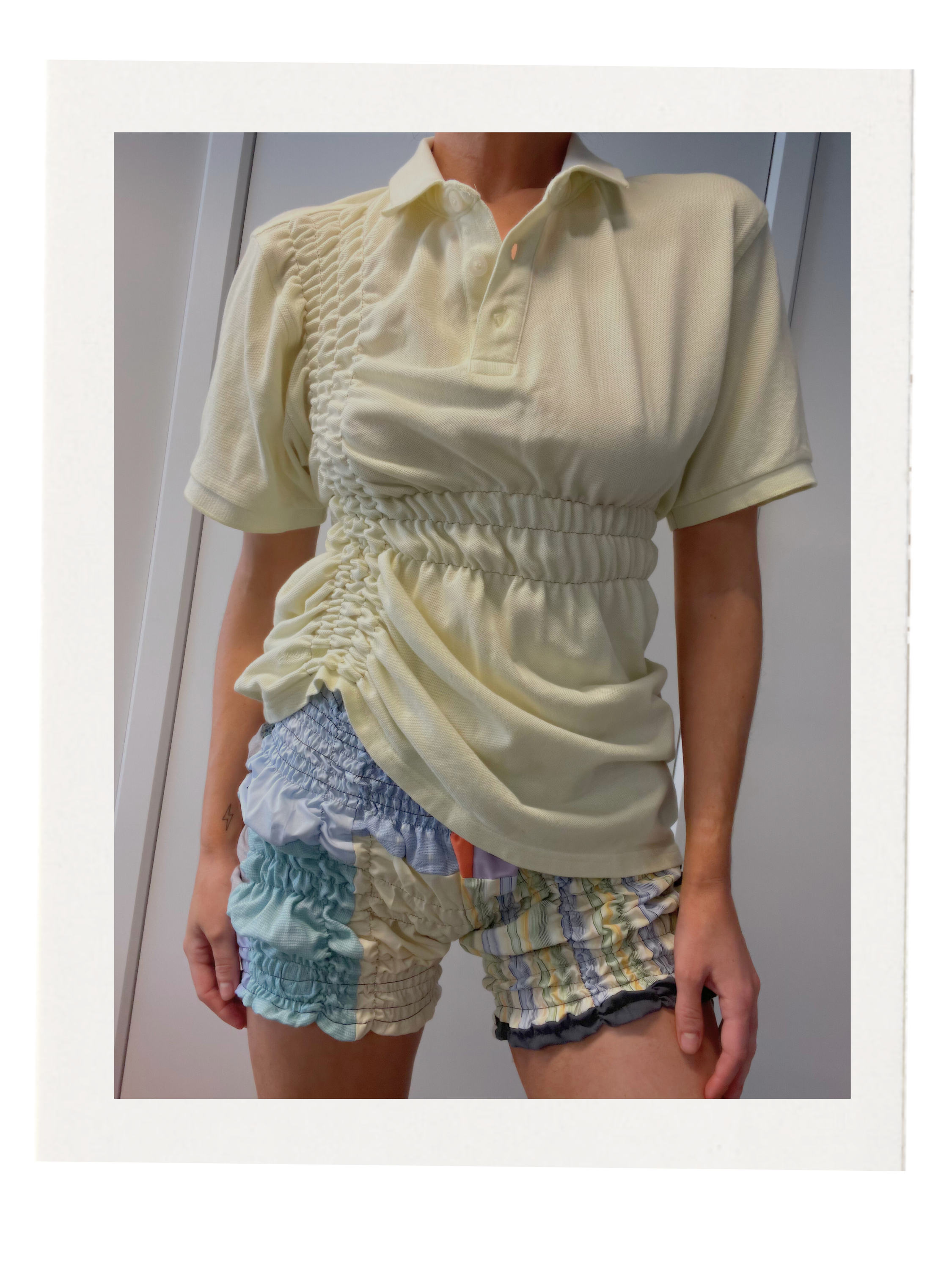 SHIRRED SHORTS / 2894. / S