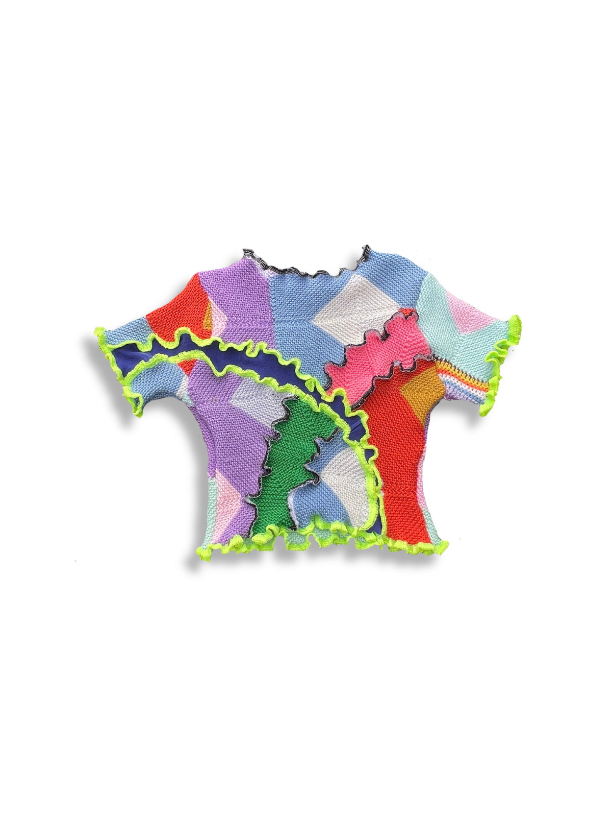 PATCHWORK TEE / 3207. / XS