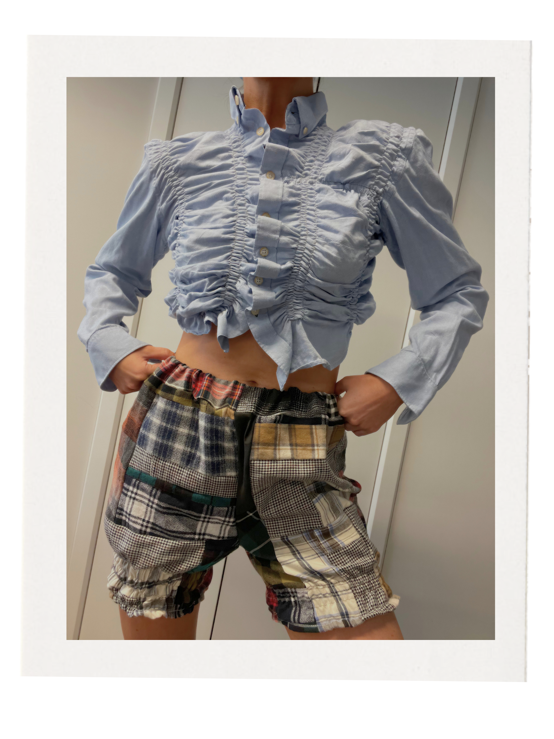 SHIRRED SHORTS / 2950. / S