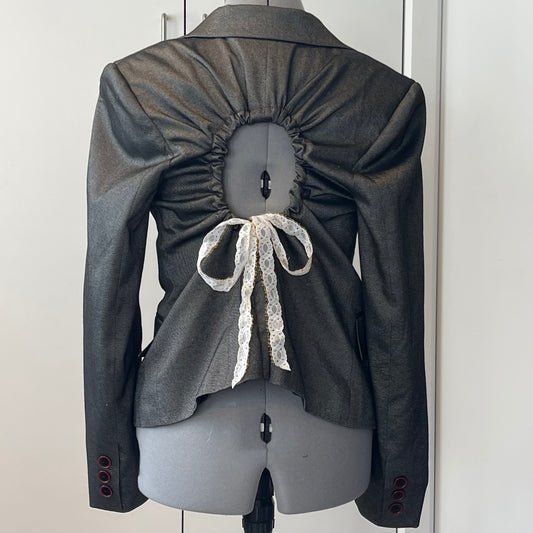 BOW BLAZER JACKET / 1881. / (XS)
