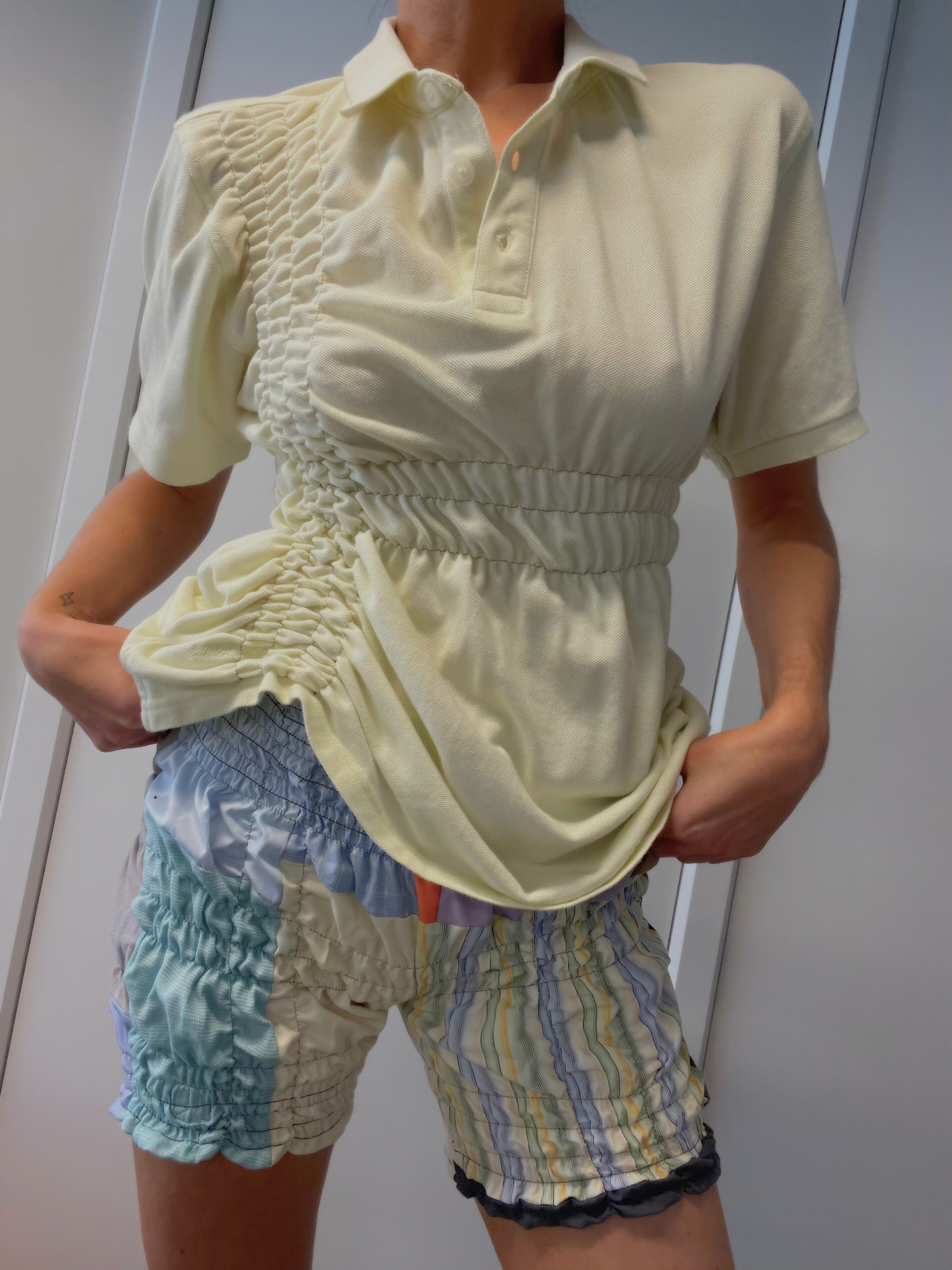 SHIRRED SHORTS / 2894. / S