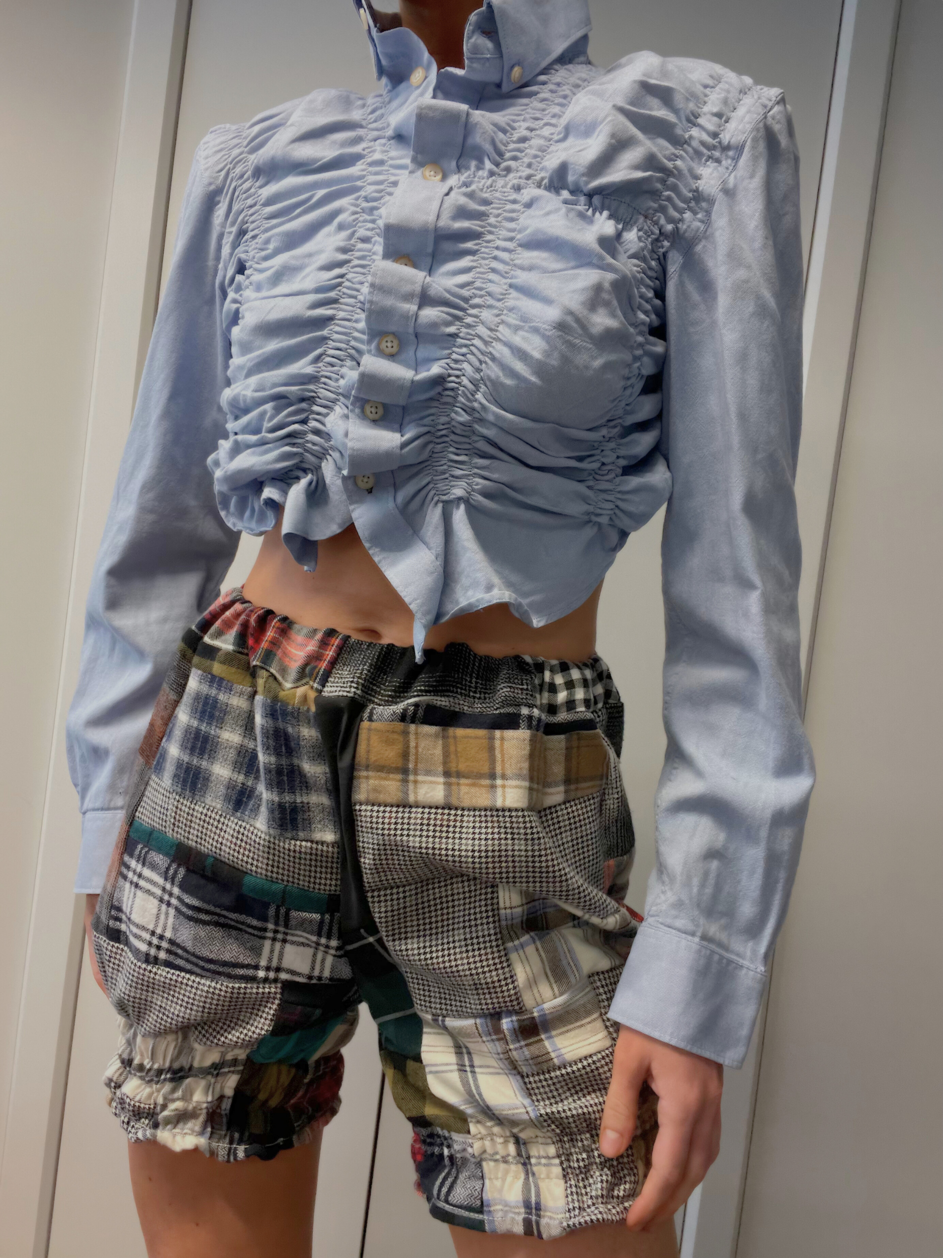 SHIRRED SHORTS / 2950. / S