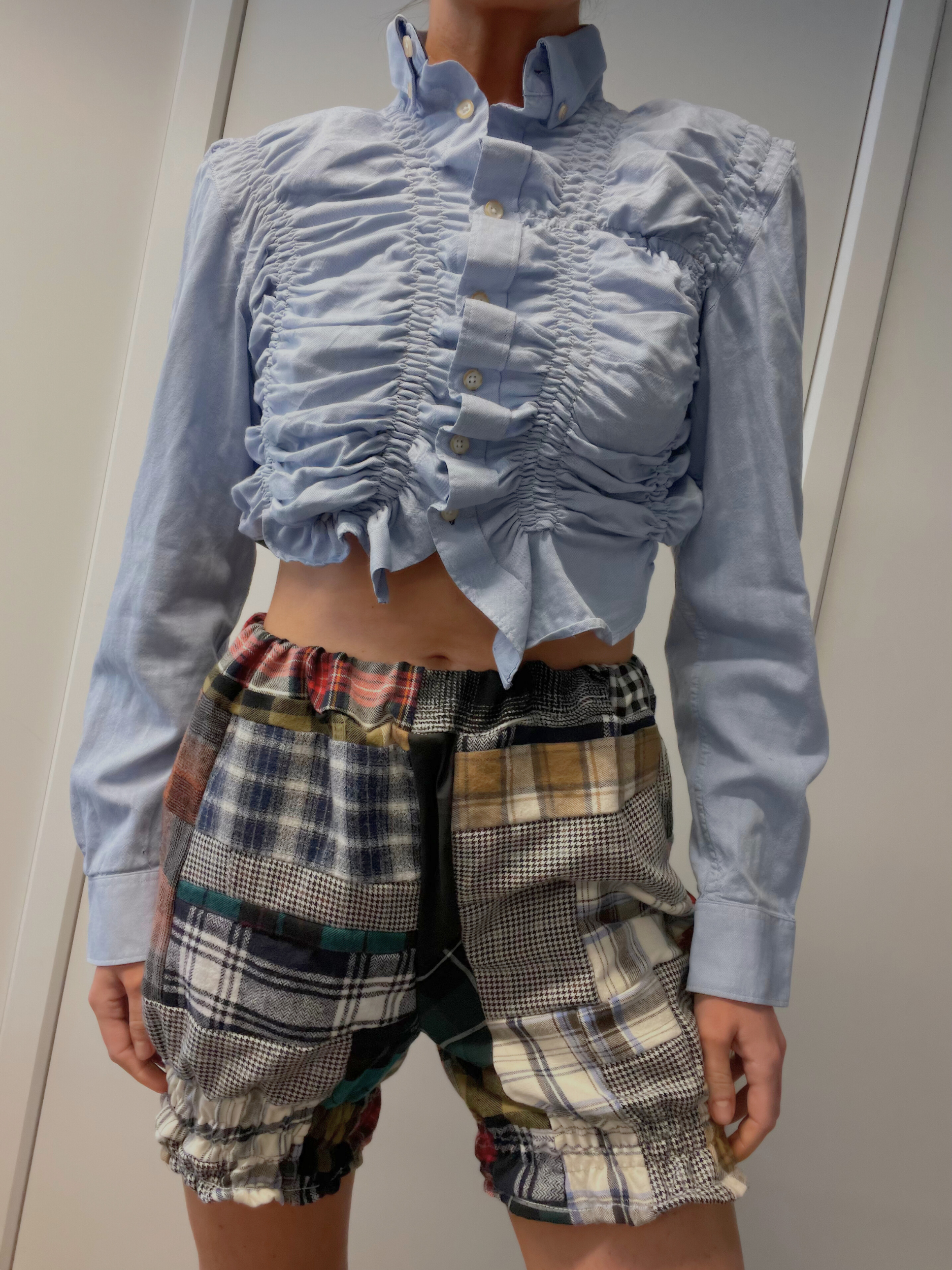 SHIRRED SHORTS / 2950. / S